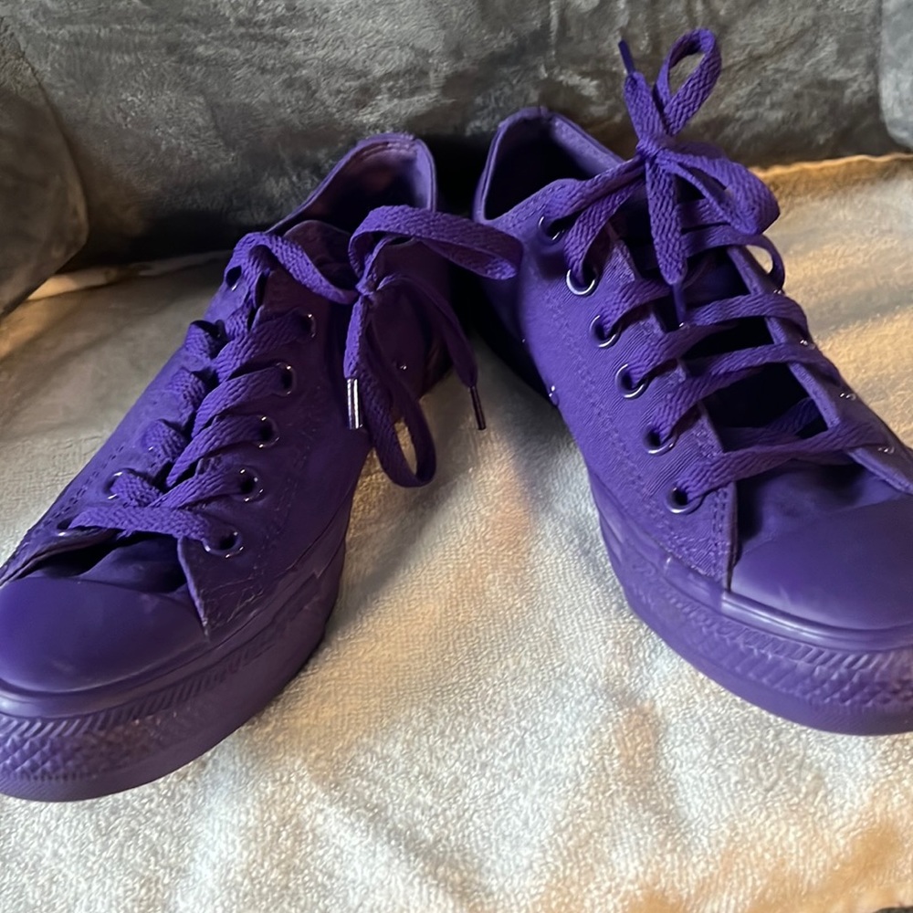 Converse, Unisex, size 7.5, color: purple